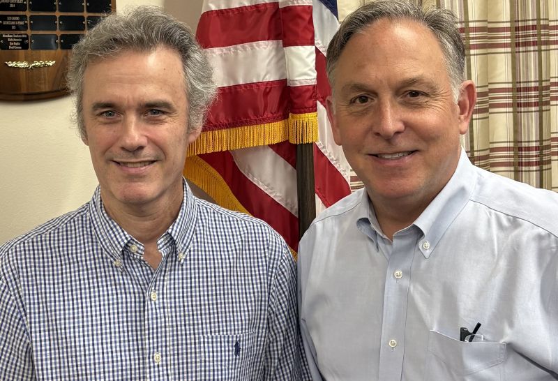 Mendham Borough 2025 Democratic Candidates, Chris Neff  and Mark van den Hende